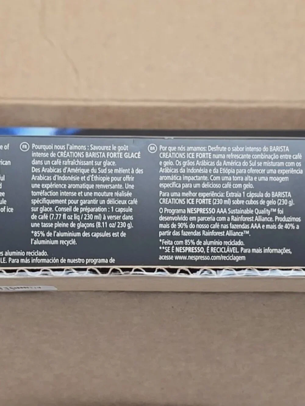 Nespresso VERTUO Ice Forte Cold Experiences Capsules 3-PACK 30 COUNT - Picture 6 of 6